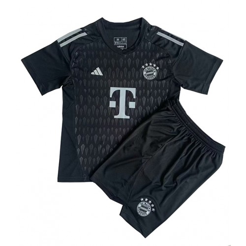 Fotbalové Dres Bayern Munich Brankářské Dětské Venkovní 2023-24 Krátký Rukáv (+ trenýrky)